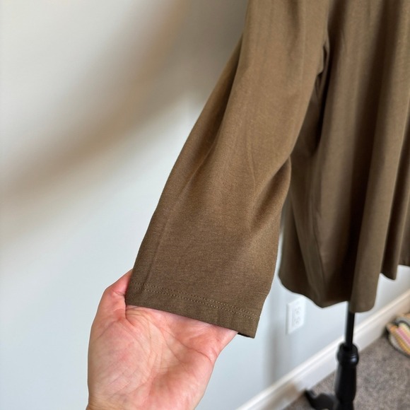 Tahari Size 3X Mock Neck Long Sleeve Turtle Neck Layer Piece Basic Soft Stretch - Picture 5 of 9